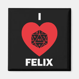 Imã I <3 Felix Magnet (escuro)