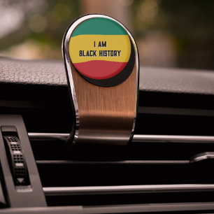 Imã I Am Black History Flag Magnet