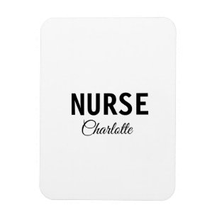 Ímã I am nurse medical expert add your name text simpl