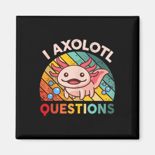 Imã I Axolotl questiona garotas Meninos Cute Kawaii Ax