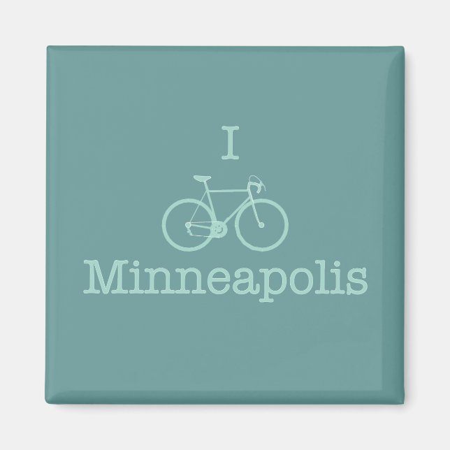 Imã I Bike Minneapolis (Frente)