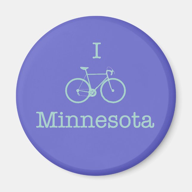 Imã I Bike Minnesota (Frente)