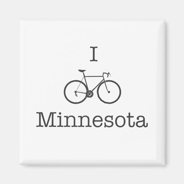 Imã I Bike Minnesota (Frente)