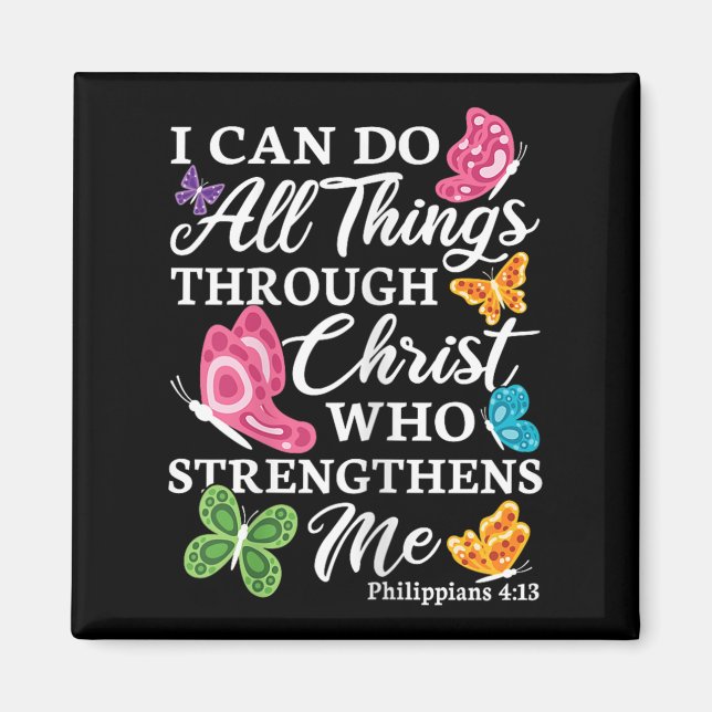 Imã I Can Do All Things Through Christ Who Strengthens (Frente)