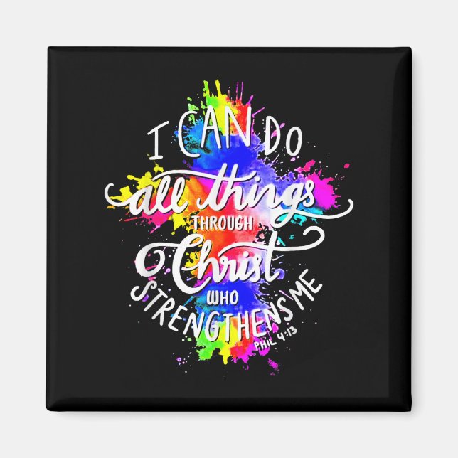 Imã I Can Do All Things Through Christ Who Strengthens (Frente)