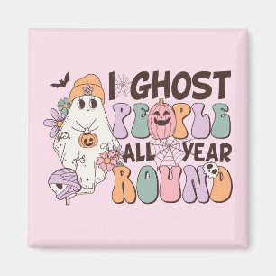 Imã I Ghost Pessoas Halloween