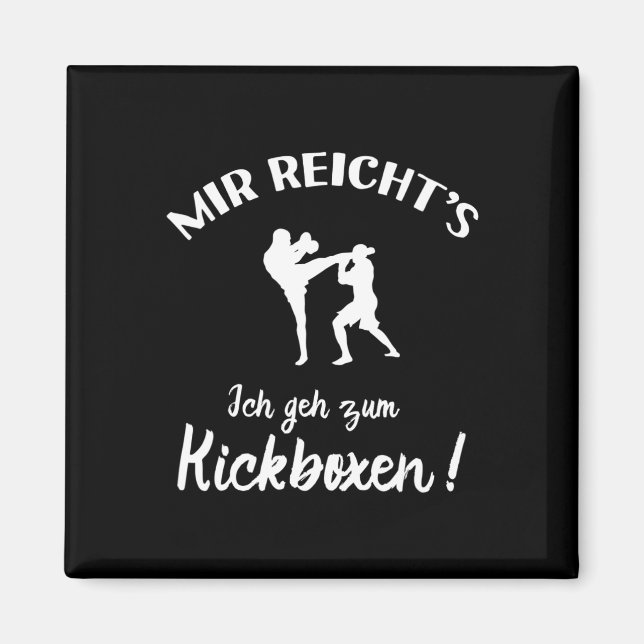 Imã I Go To Kickboxing - Kick-boxer Kickboxing  (Frente)