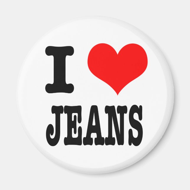 IMÃ I HEART (AMOR) JEANS (Frente)