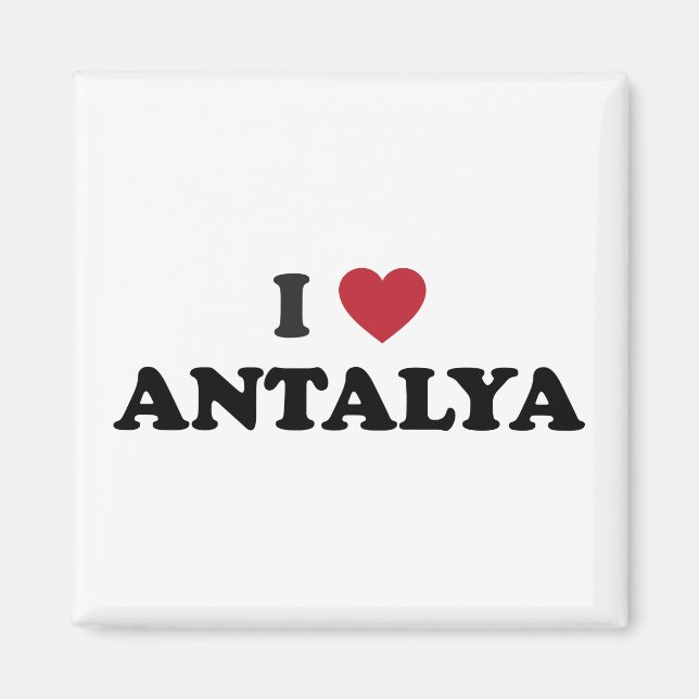 Imã I Heart Antalya Turkey (Frente)