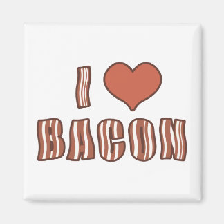 Imã I Heart Bacon Magnet 001