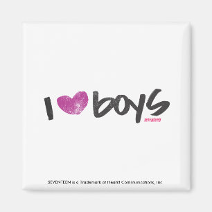 Imã I Heart Boys Purple