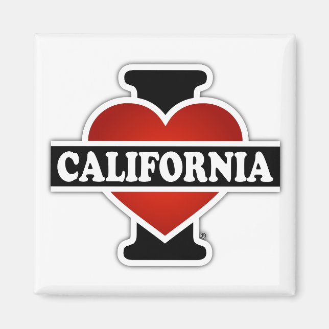 Imã I Heart California (Frente)