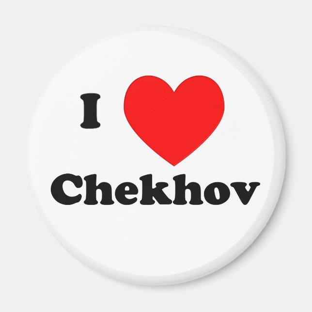 Imã I Heart Chekhov (Frente)