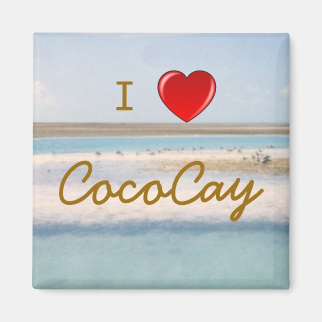 Imã I Heart CocoCay (Frente)