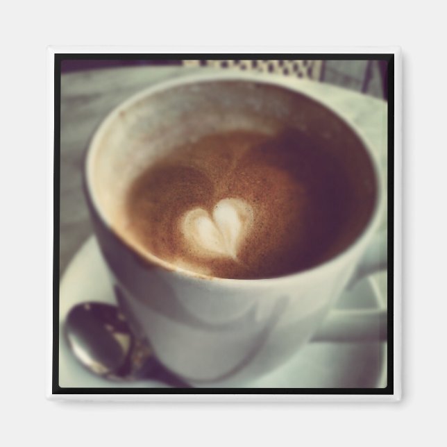 Imã "I Heart Coffee" Magnet (Frente)