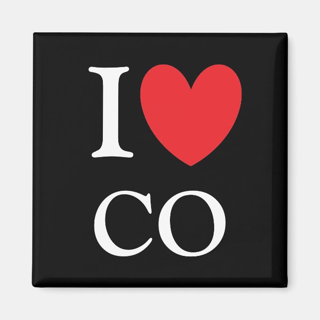 Imã I Heart Colorado Magnet (Frente)