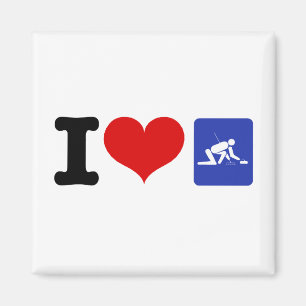 Imã I Heart Curling