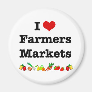 Imã I Heart Farmers Markets