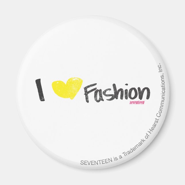 Imã I Heart Fashion (Frente)