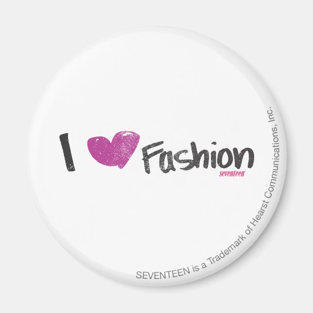 Imã I Heart Fashion Aqua (Frente)