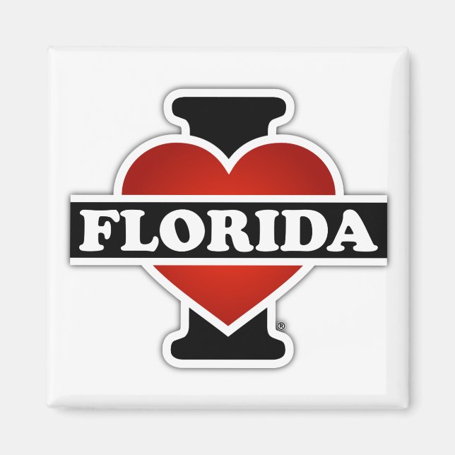 Imã I Heart Florida (Frente)