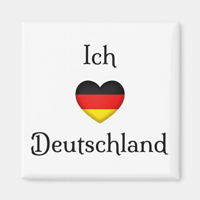 Imã "I Heart Germany", Viajante do Orgulho Alemão (Frente)