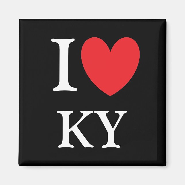 Imã I Heart Kentucky Magnet (Frente)