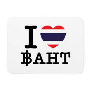 Ímã I Heart (Love) Baht