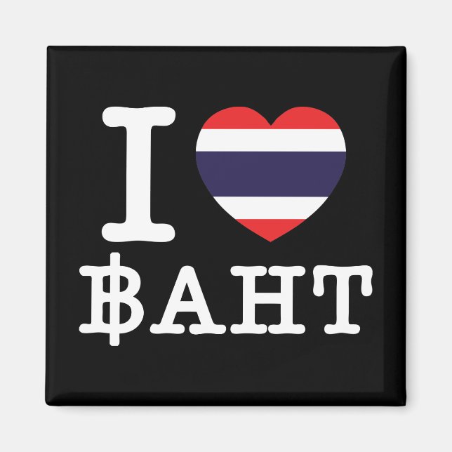 Imã I Heart (Love) Baht (Frente)