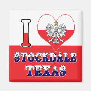 Imã I Heart Love Stockdale Texas