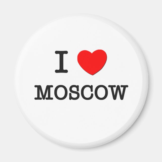 Imã I Heart MOSCOW (Frente)