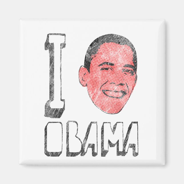 Imã I Heart Obama Magnet (Frente)