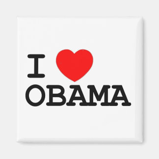 Imã I Heart Obama Magnet