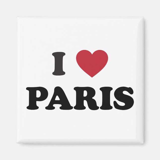 Imã I Heart Paris France (Frente)