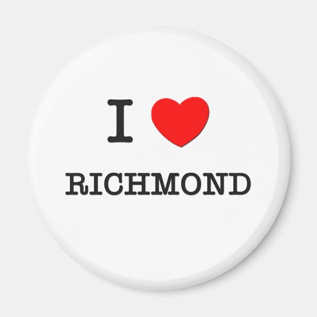 Imã I Heart RICHMOND (Frente)