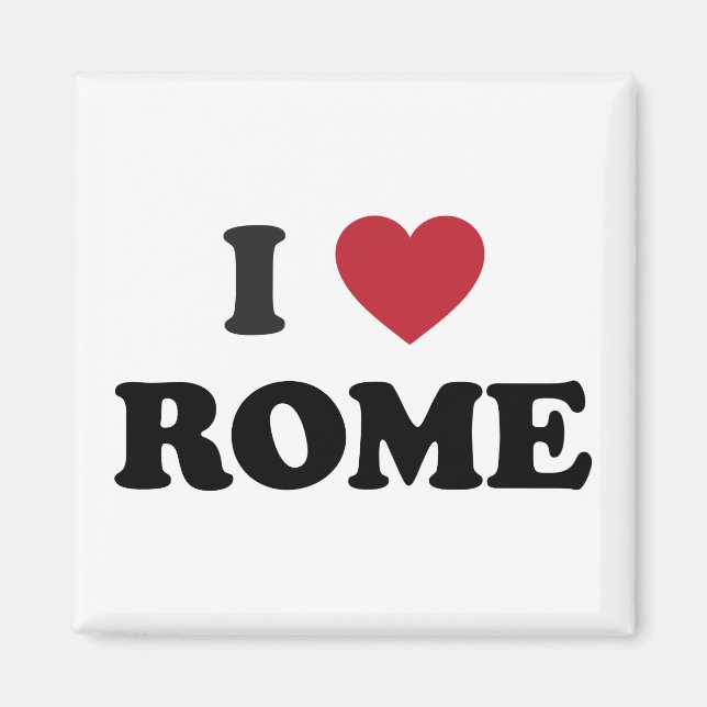 Imã I Heart Roma Itália (Frente)