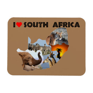 Ímã I Heart South Africa — país selvagem