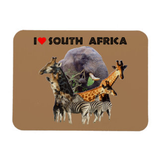 Ímã I Heart South Africa Wildlife Collage