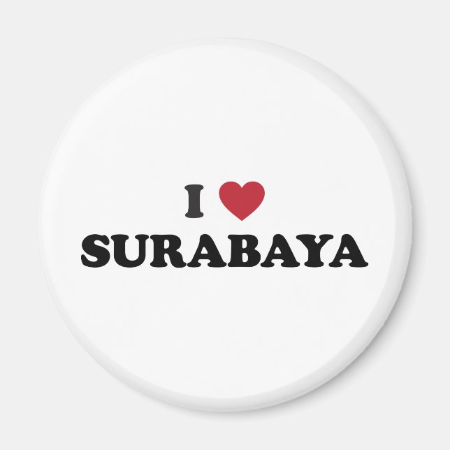 Imã I Heart Surabaya Indonésia (Frente)