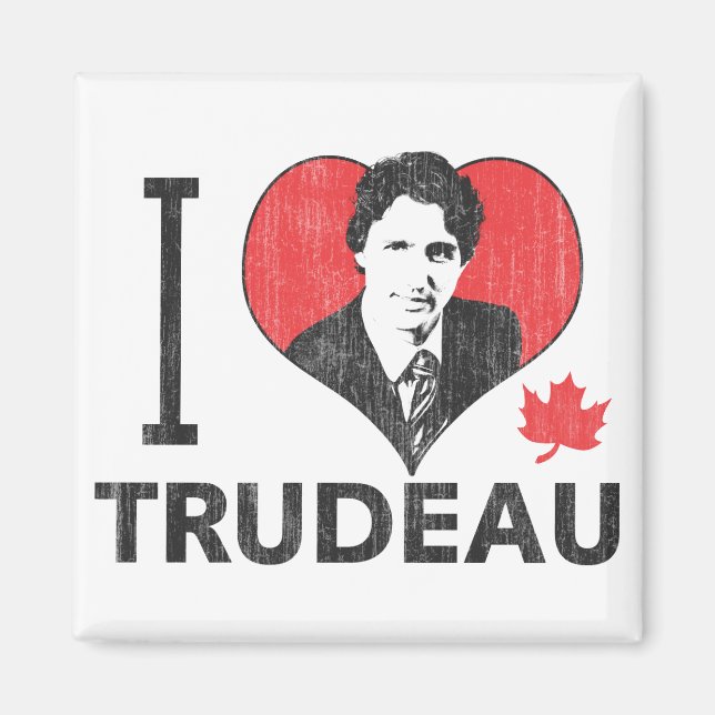 Imã I Heart Trudeau (Frente)