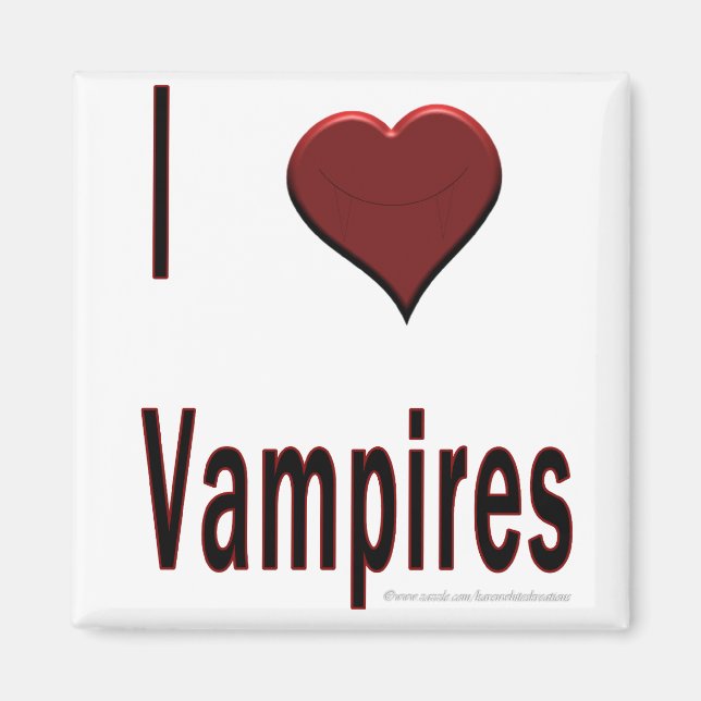 Imã I Heart Vampires Magnet (Frente)