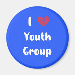 Imã I Heart Youth Group Magnet