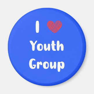 Imã I Heart Youth Group Magnet