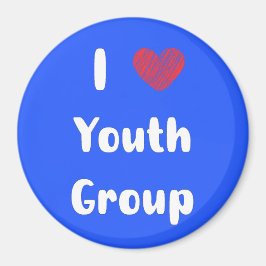 Imã I Heart Youth Group Magnet