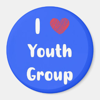 Imã I Heart Youth Group Magnet