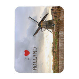 Ímã I ♥ Holland  Flexibler Fotomagnet 
