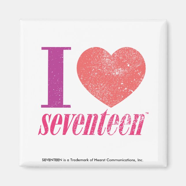 Imã I Love 17 (Frente)