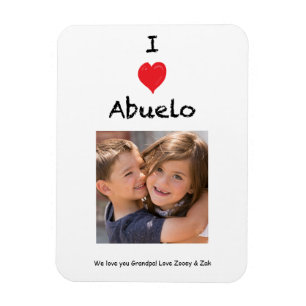 Ímã I Love Abuelo Photo Magnet Keepsake