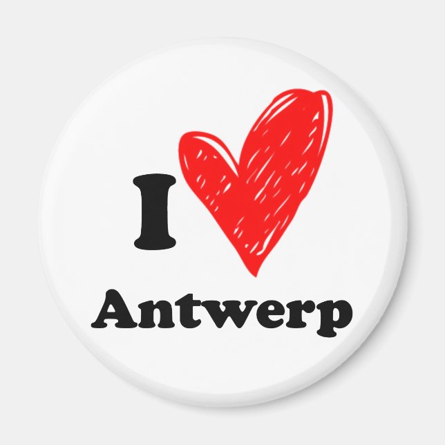 Imã I love Antwerp (Frente)