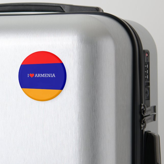 Imã I Love Armenia, flag of Armenia (In Situ (Luggage))